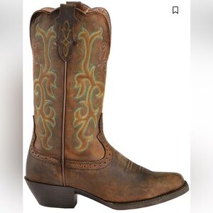Justin Boots Brown Womans Country Boots Size 6
